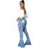 Raw-edged Ripped Flared Jeans - ROUTINE FASHION